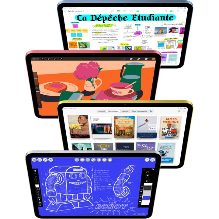 iPad Apple 11 pouces Liquid Retina - 128 Go Wi-Fi 6 et 5G - Bleu