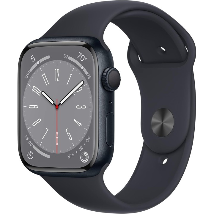 Montre connectée Apple Watch Series 8 - 45 mm aluminium Midnight bracelet sport