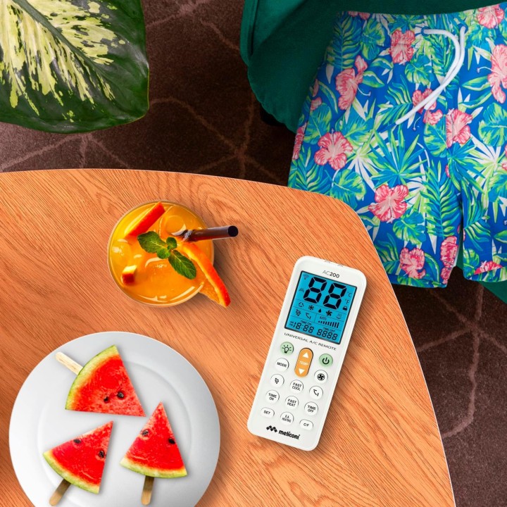 Télécommande universelle pour climatiseur Meliconi AC 200 - écran rétroéclairé