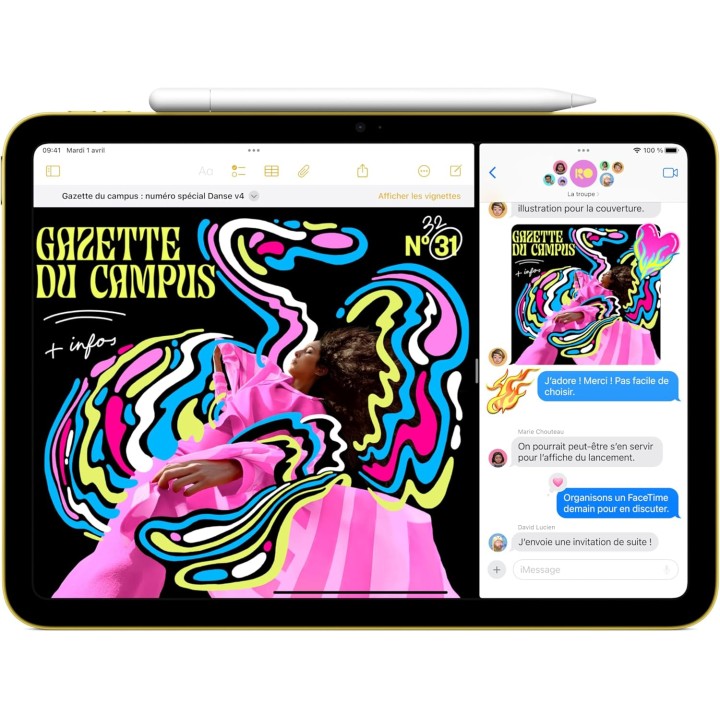 iPad Apple 11 pouces Liquid Retina - 128 Go Wi-Fi 6 et 5G - Bleu