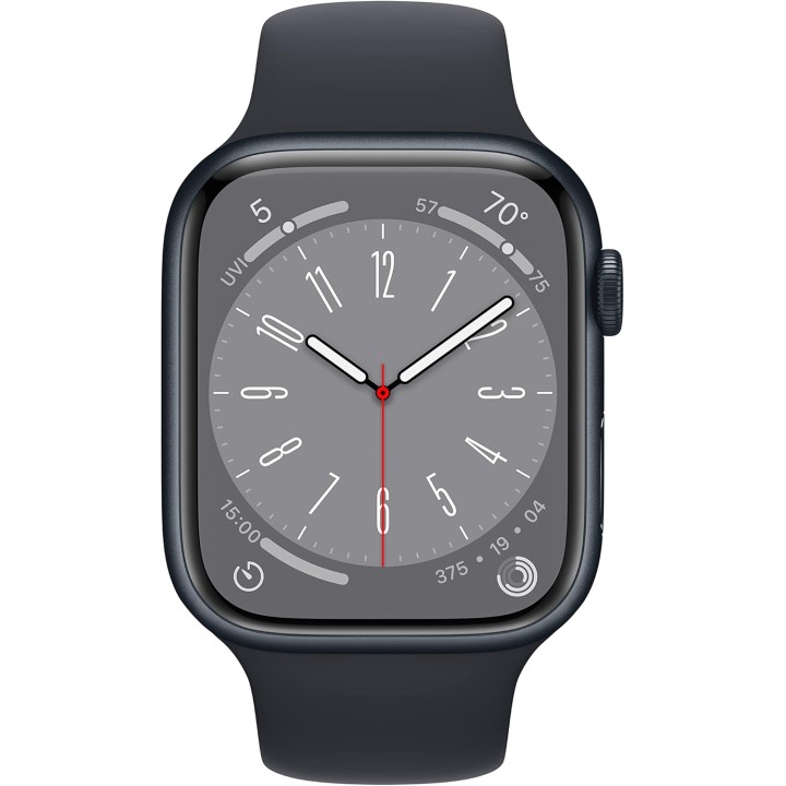 Montre connectée Apple Watch Series 8 - 45 mm aluminium Midnight bracelet sport