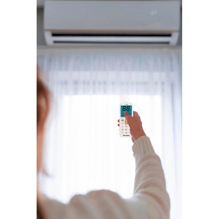 Télécommande universelle pour climatiseur Meliconi AC 200 - écran rétroéclairé