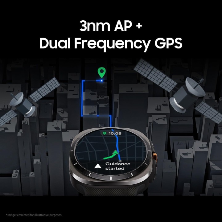 Montre connectée Galaxy Watch Ultra - Titane 47 mm - AI, GPS double fréquence, LTE