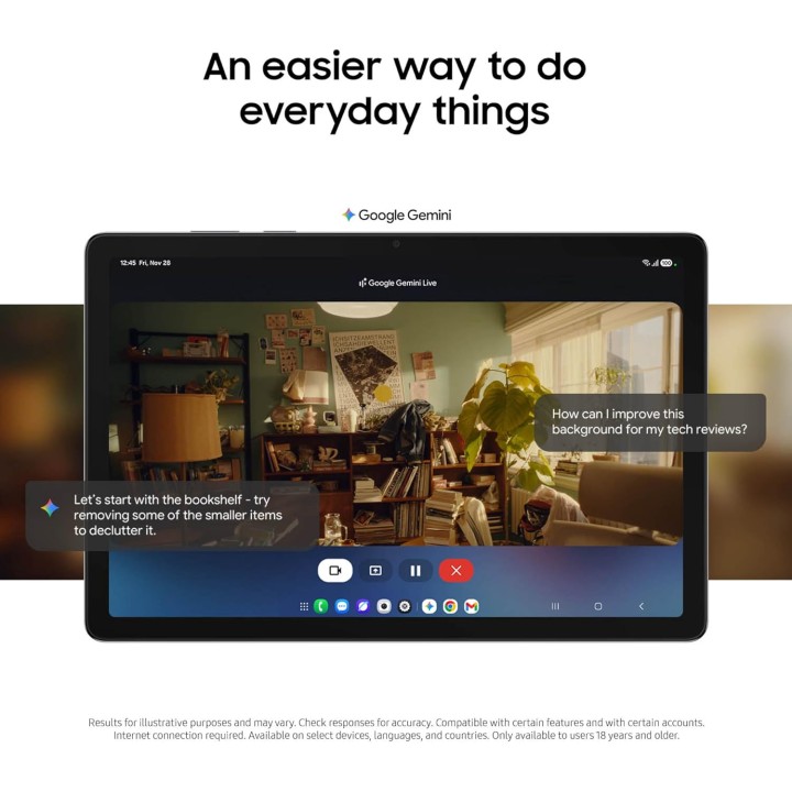 Tablette tactile Samsung Galaxy Tab A11+ 11" 128 Go Wi-Fi 5G gris - Design fin