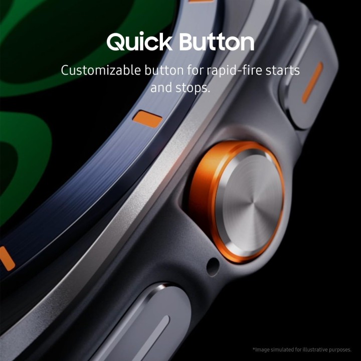 Montre connectée Galaxy Watch Ultra - Titane 47 mm - AI, GPS double fréquence, LTE