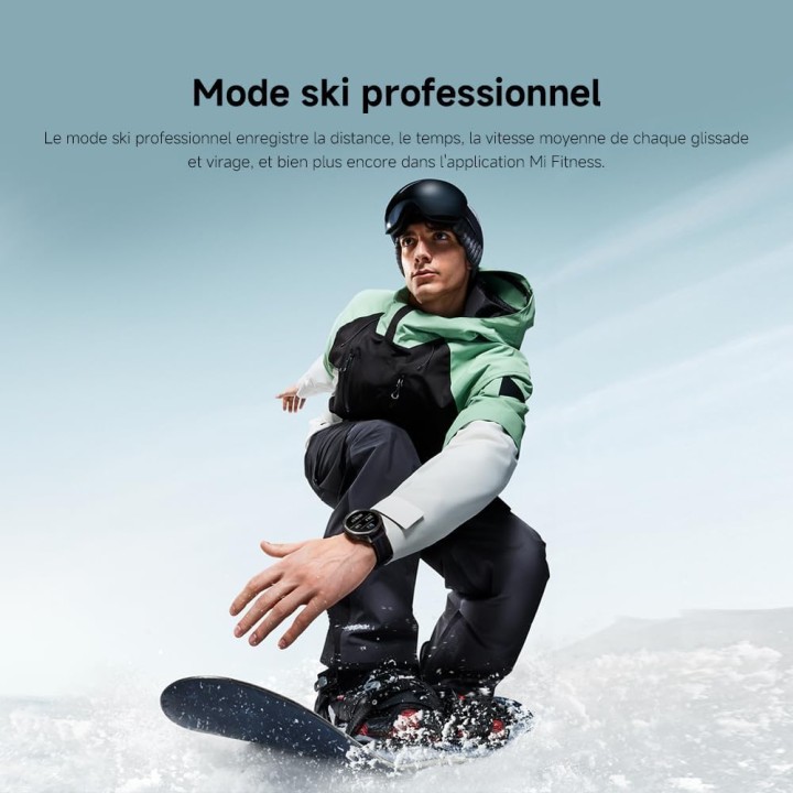 Montre connectée Xiaomi Watch S4 - Écran AMOLED, autonomie 15j, appels Bluetooth - Noir