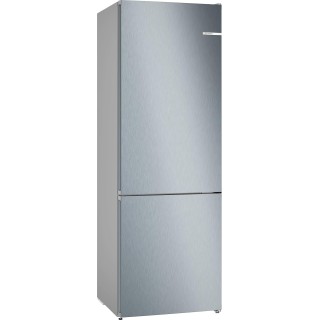 Réfrigérateur combiné No Frost 440L - Inox 203x70cm - Bosch Série 4 VitaFresh