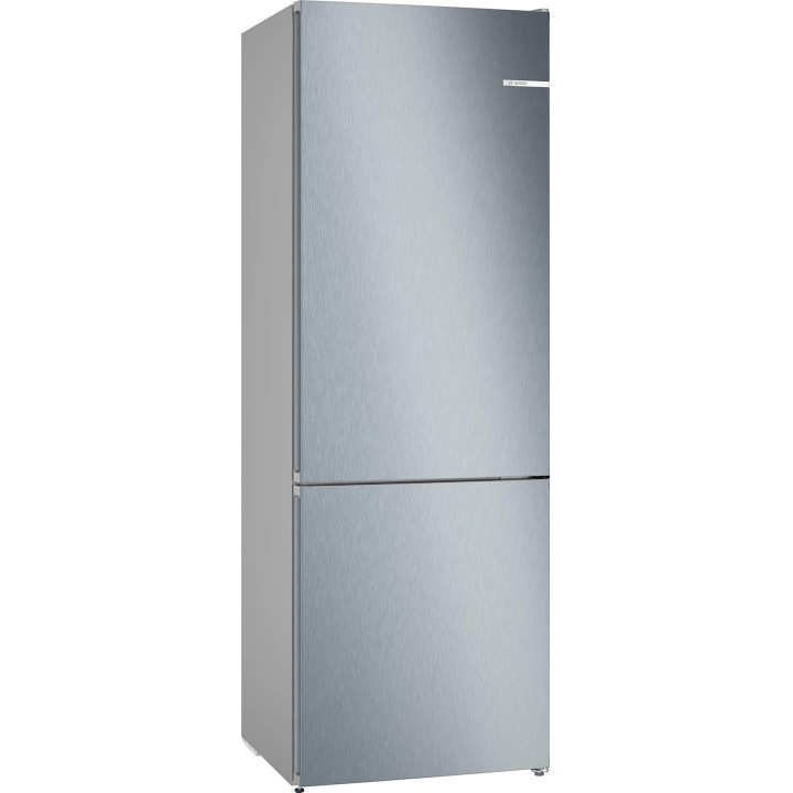 Réfrigérateur combiné No Frost 440L - Inox 203x70cm - Bosch Série 4 VitaFresh