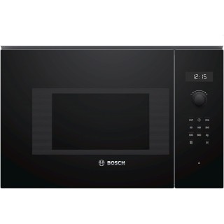 Four micro-ondes encastrable avec grill 20 L Bosch noir – 800 W – Fonction résidentielle