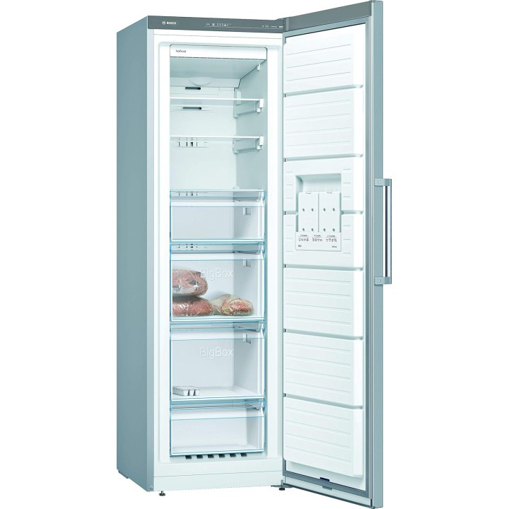 Congélateur armoire NoFrost Bosch Serie 4 - 242L inox effet métal VarioZone