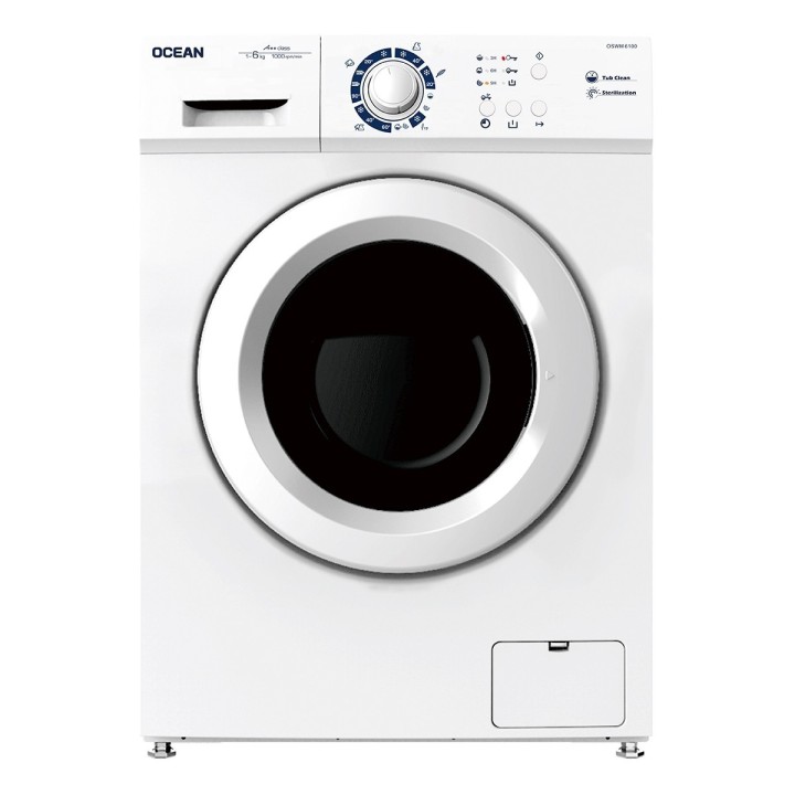 Lave-linge frontal 12 kg OCEAN - Moteur induction, 1400 trs/min, 16 programmes