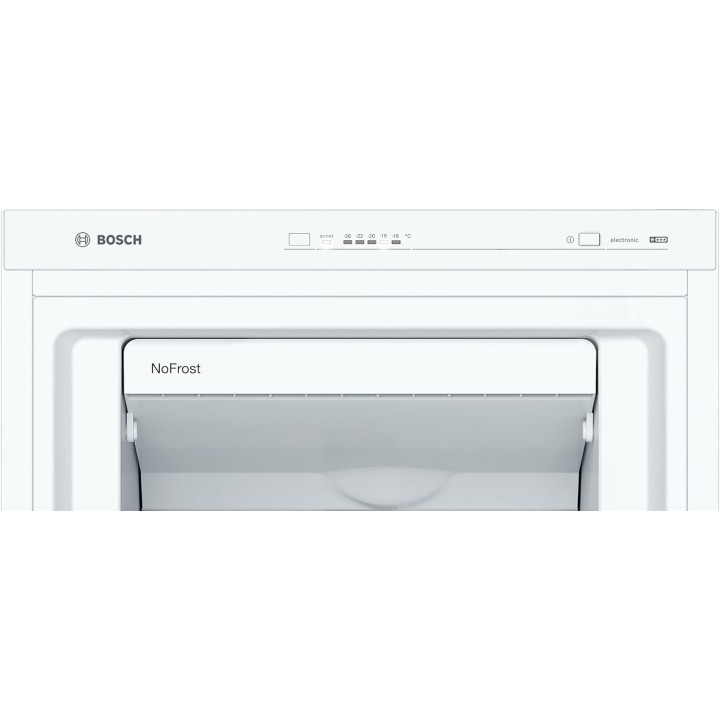 Congélateur armoire Bosch Série 4 No Frost 242L – Pose libre, écran, modularité