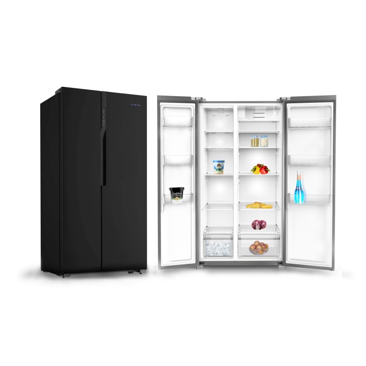 Réfrigérateur side by side OCEAN - Silver foncé - Modèle SBSOKO500NFS3