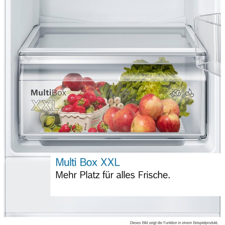 Réfrigérateur intégrable Bosch 1 porte - 204L - MultiBox XXL - FreshSense