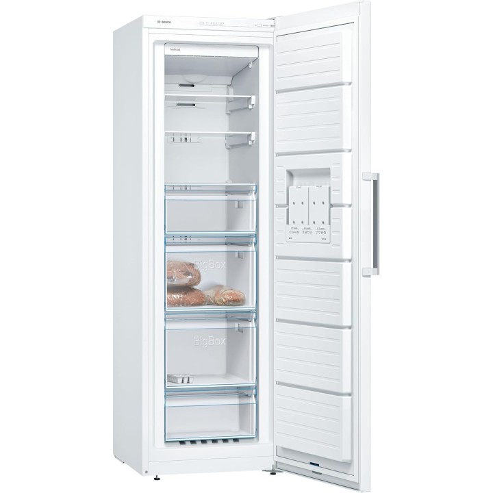 Congélateur armoire Bosch Série 4 No Frost 242L – Pose libre, écran, modularité