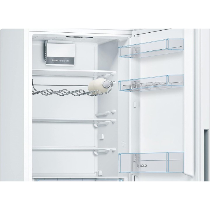 Réfrigérateur combiné Bosch Série 4 - LowFrost 308L - Blanc - H186xL60cm