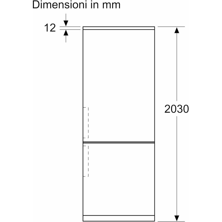 Réfrigérateur combiné No Frost 440L - Inox 203x70cm - Bosch Série 4 VitaFresh