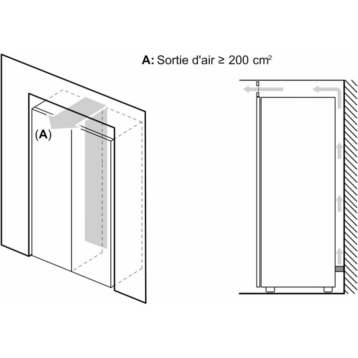 Congélateur armoire Bosch Série 4 No Frost 242L – Pose libre, écran, modularité