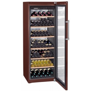 Cave à vin de vieillissement armoire 253 bouteilles - porte vitrée anti-UV LIEBHERR Terra