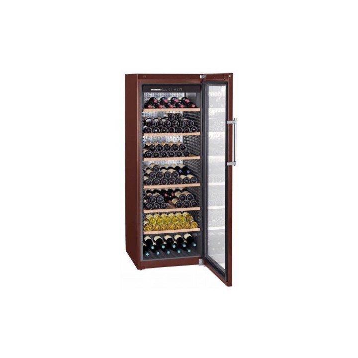 Cave à vin de vieillissement armoire 253 bouteilles - porte vitrée anti-UV LIEBHERR Terra