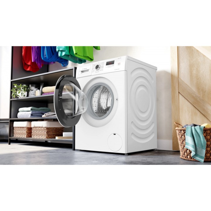 Lave-linge hublot BOSCH 7 kg – 1400 tr/min – 11 programmes – Classe A – Pose libre