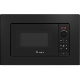 Micro-ondes encastrable Bosch Série 2 - 20L AutoPilot 7 noir - écran LED