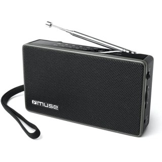 Radio portable FM/AM analogique antenne télescopique noir – MUSE