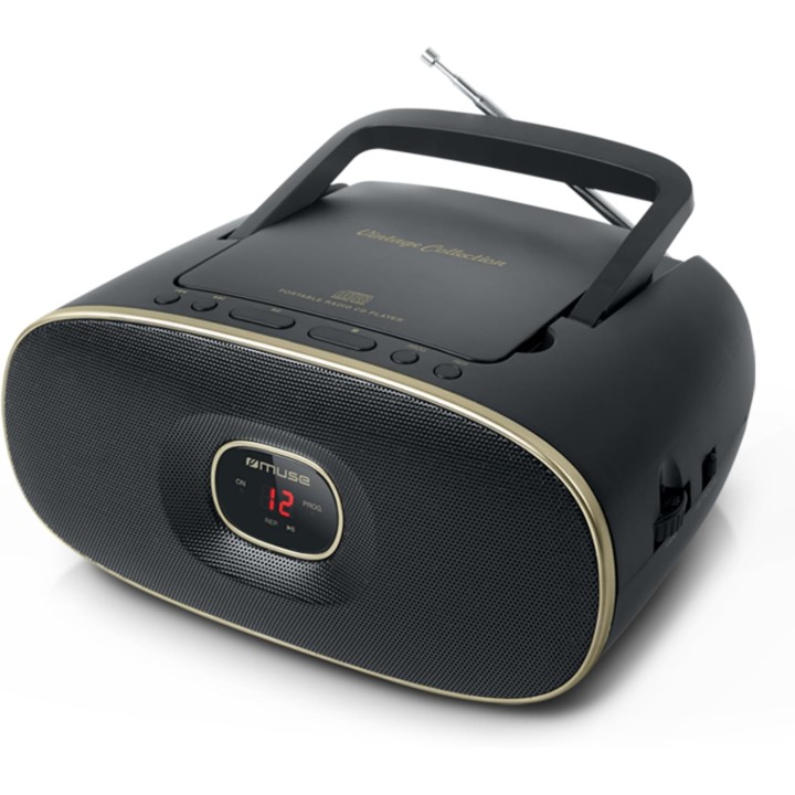 Radio CD portable MUSE MD202VT - Lecteur CD, tuner FM, prise jack, boombox