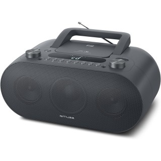 Lecteur CD portable Bluetooth USB radio FM MP3 noir - MUSE