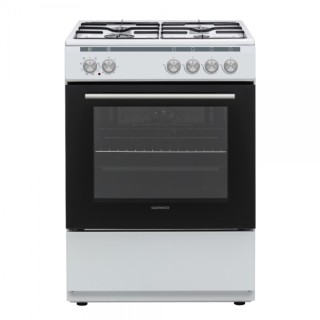 Cuisinière 4 feux gaz 60x60 cm blanc - CARINO 6409 ZEW