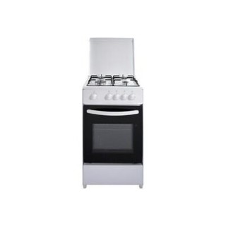 Cuisinière 3 feux gaz 50x50 cm blanche - CARINO