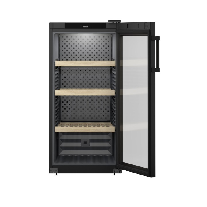 Cave à vin de vieillissement armoire 253 bouteilles - porte vitrée anti-UV LIEBHERR Terra