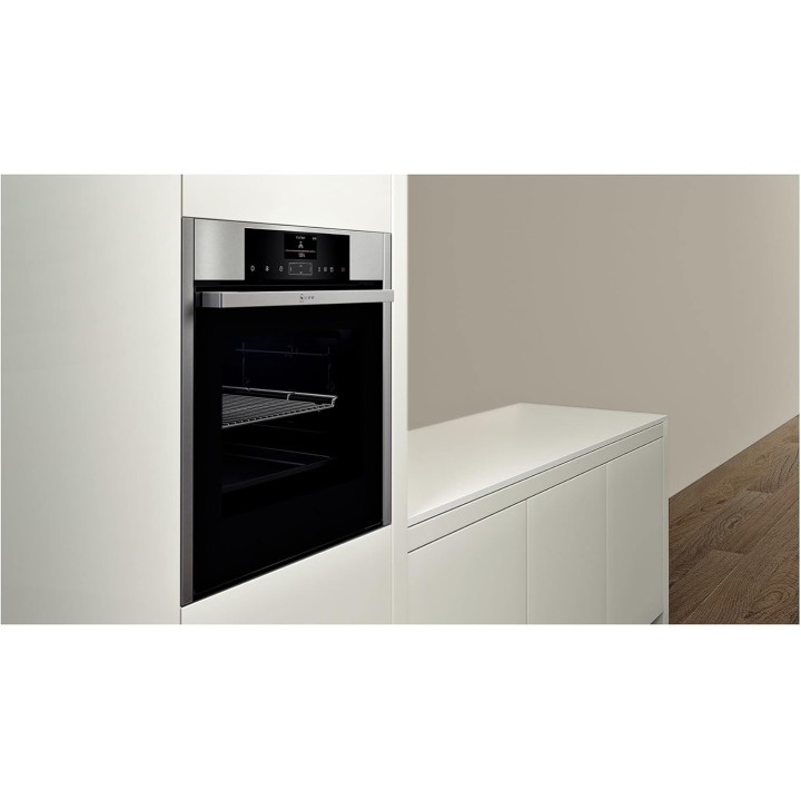 Four encastrable multifonction Neff noir – Finition brossée, hydrolyse, 3650 W