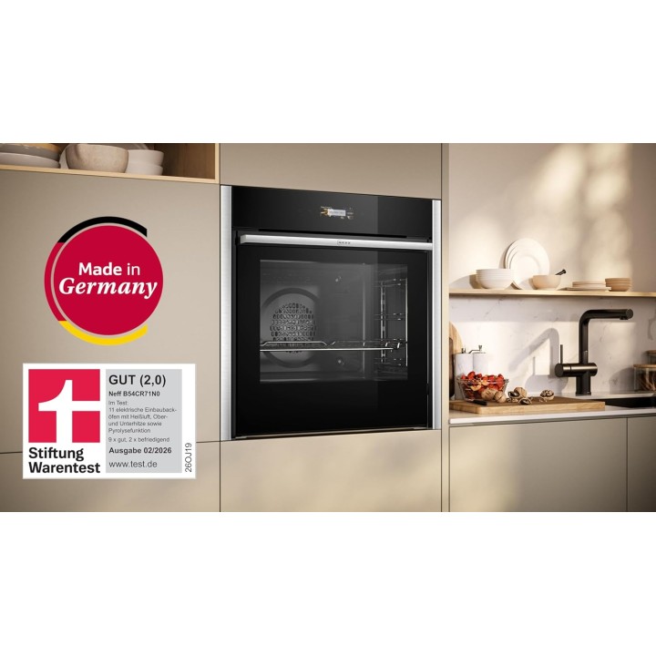 Four encastrable multifonction NEFF pyrolyse Slide&Hide Air Fry Full Touch 60x60 cm