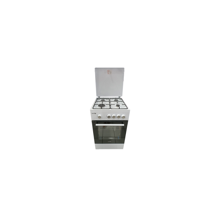 Cuisinière 3 feux gaz 50x50 cm blanche - CARINO