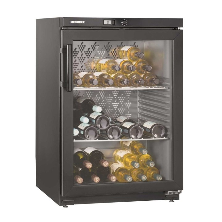 Cave à vin 66 bouteilles porte vitrée pose libre - Liebherr WKb 1802