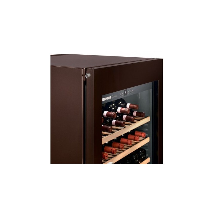 Cave à vin de vieillissement armoire 253 bouteilles - porte vitrée anti-UV LIEBHERR Terra