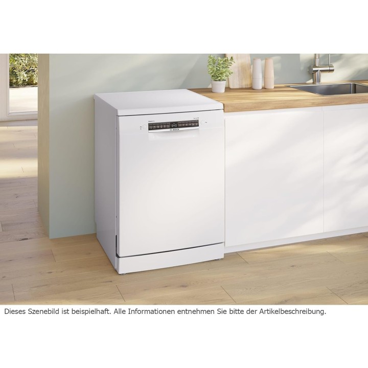 Lave-vaisselle pose libre 14 couverts connecté Home Connect Bosch blanc 60 cm