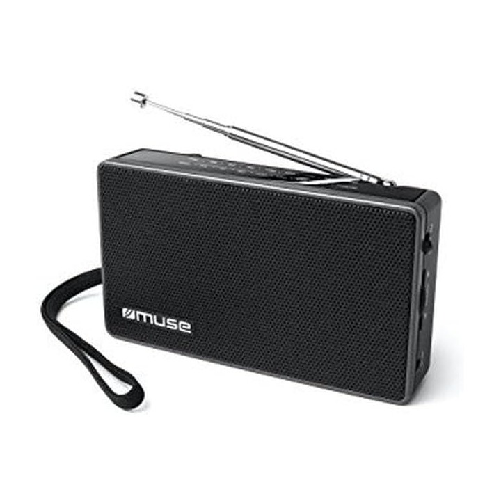 Radio portable FM/AM analogique antenne télescopique noir – MUSE