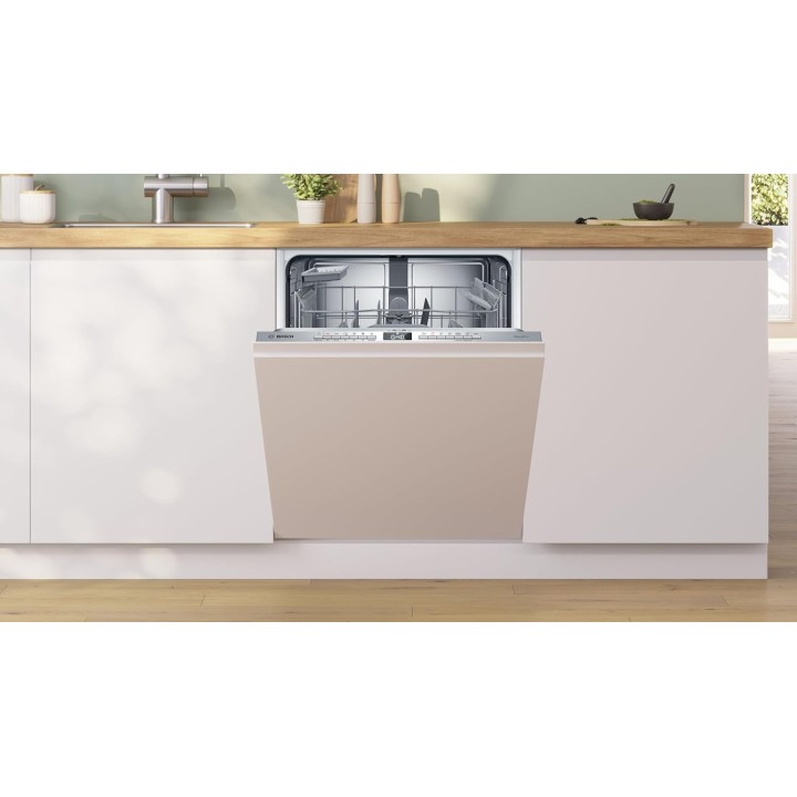 Lave-vaisselle intégrable 14 couverts Home Connect Bosch Eco Silence blanc