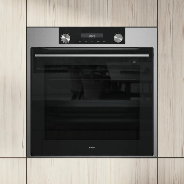 Four encastrable multifonction pyrolyse inox - fermeture douce ASKO