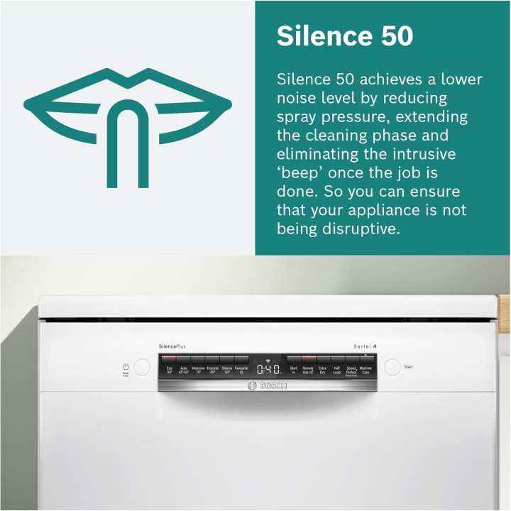 Lave-vaisselle pose libre 12 couverts inox argent Bosch Series 2 - 60 cm