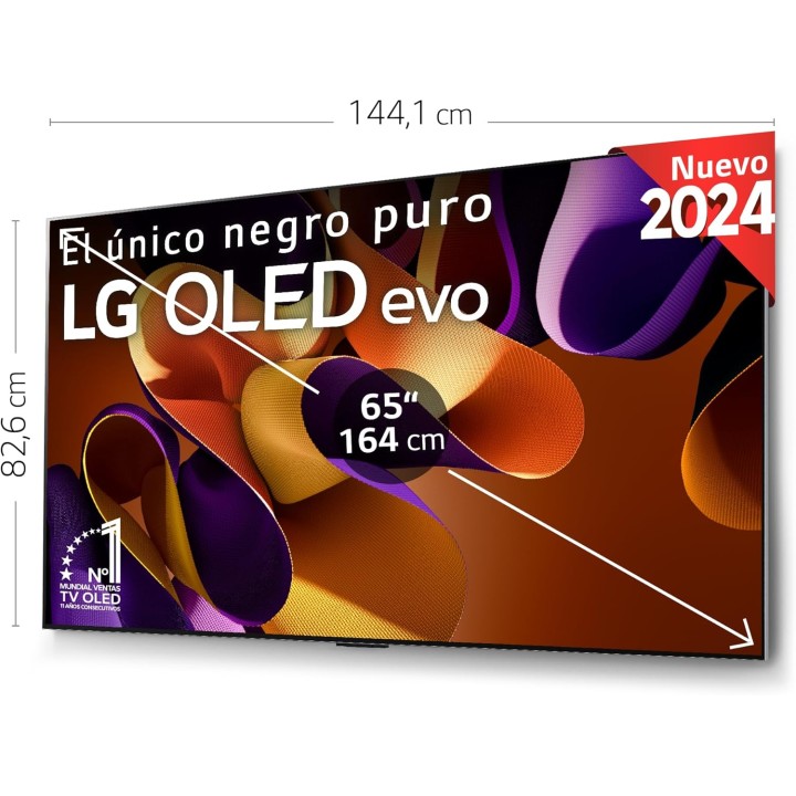 TV OLED 4K 65 pouces LG OLED Evo 144 Hz - Smart TV design mural