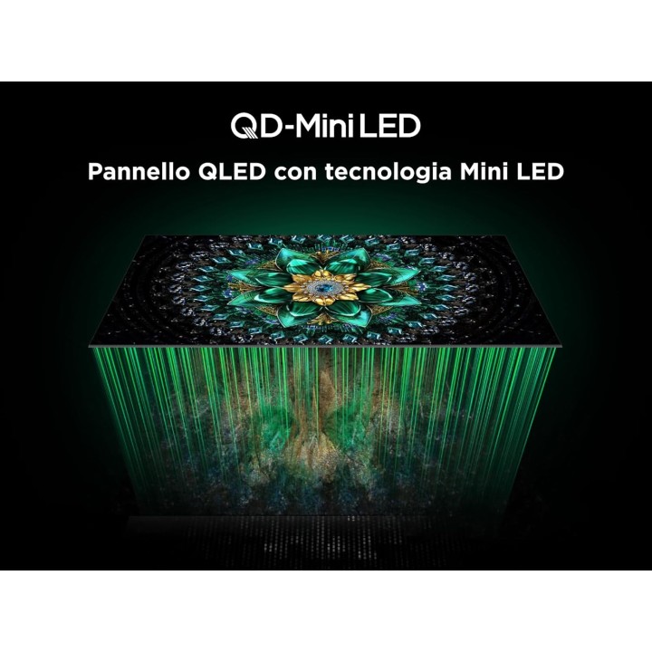 TV QD-Mini LED 65 pouces TCL - 4K HDR, 144 Hz, Dolby Vision IQ, Google TV