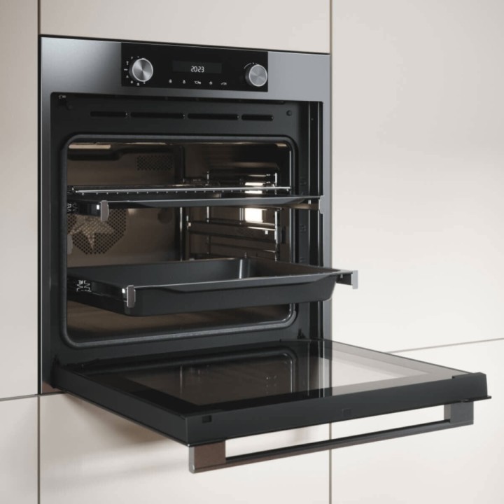Four encastrable multifonction pyrolyse inox - fermeture douce ASKO