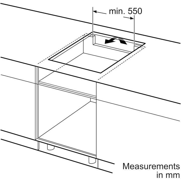 Table de cuisson à induction 4 foyers Neff - Plug & Play, PowerBoost, céramique noire
