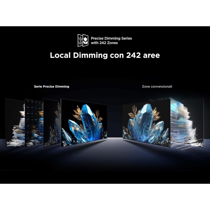 TV QD-Mini LED 65 pouces TCL - 4K HDR, 144 Hz, Dolby Vision IQ, Google TV