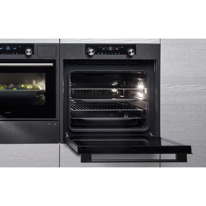 Four encastrable multifonction pyrolyse inox - fermeture douce ASKO