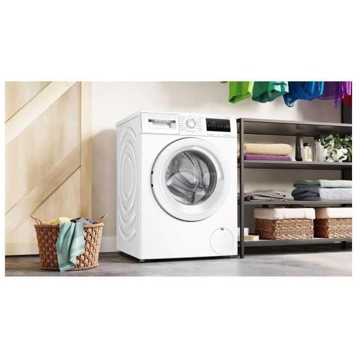 Lave-linge hublot Bosch Série 4 - 9 kg - 1200 trs/min - Eco Silence Drive