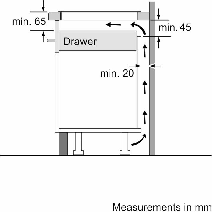 Table de cuisson à induction 4 foyers Neff - Plug & Play, PowerBoost, céramique noire